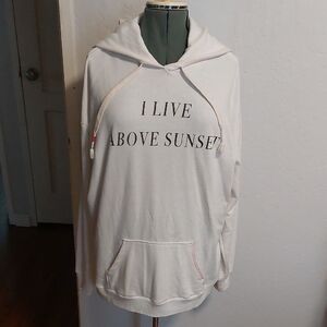 Wildfox White Hoodie with Graphic Print